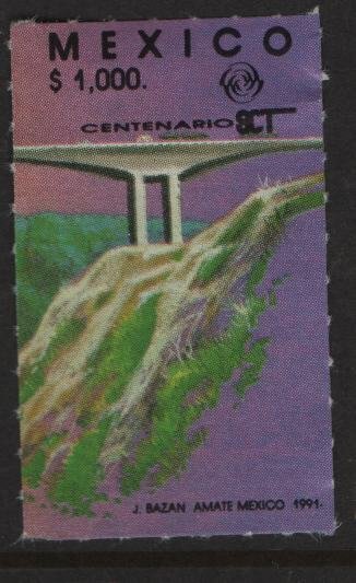 MEXICO, 1695N, MNH, 1991, BRIDGE