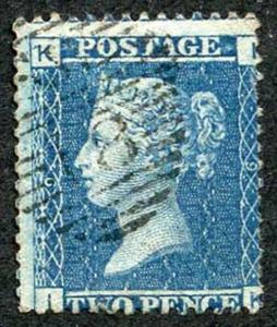 SG45 2d Blue (IK) Plate 9 STATE 3 Fine used Ex Chartwell
