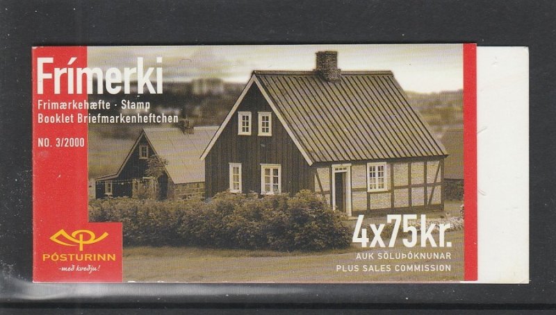 Iceland  Scott#  909a  MNH Booklet  (2000 Fire Pumper)