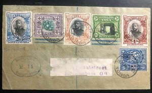 1913 Nukualofa Tonga Toga Vintage Registered Cover to Birmingham England