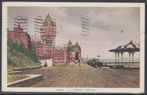 Canada - Oct 6, 194- Quebec, PQ Post Card to States