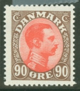 Denmark #127 Mint (NH) Single