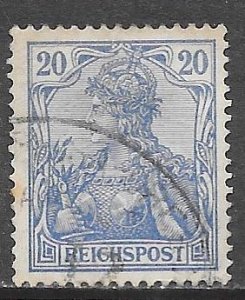 Germany 56: 20pf Germania, used, VF