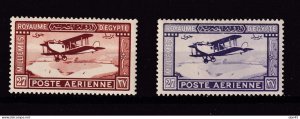 Egypt 1926/29 Air Post Sc C1-2 Cv $42.50  MH 15957