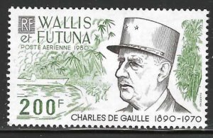 [S1017] Wallis & Futuna Scott # C104 MNH 1980 Charles de Gaulle