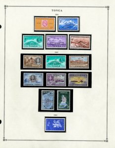 Tonga Clean Mint 1940s to 1980 Stamp Collection