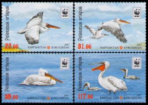 2017    Kyrgyzstan     883-886    WWF. Pelicans