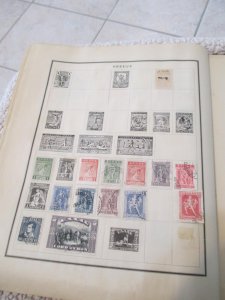 VEGAS - Battered 1928 Scott Album - OLD Stamps Incl China  >160 Photos! FE604