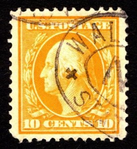 1909, US 10c, XF Jumbo, Used, Sc 338