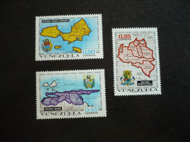 Stamps - Venezuela - Scott# 983-985 - Mint Hinged Part Set of 3 Stamps