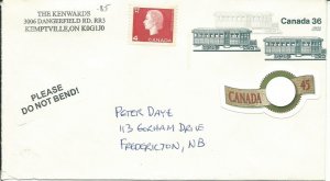 Canada CU120 envelope plus 2 stamps   1982-89  PD