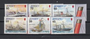 Jersey 2010,  Postal history , set of 6, NHM