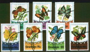 203 - Grenada - Butterflies - Used Set