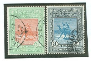Sudan #115-116 Used Single