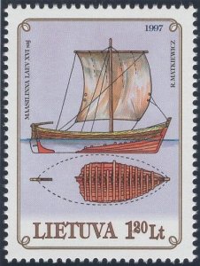 Lithuania 1997 MNH Sc 572b 1.20 l Maasilinn Baltic Sea Ships Joint