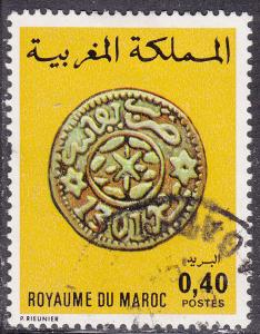 Morocco 357 USED 1976 Copper Coin, Fez 1883-84