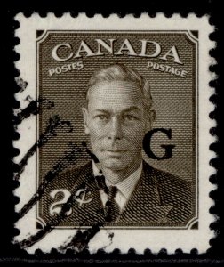 CANADA GVI SG O179, 2c sepia, FINE USED.