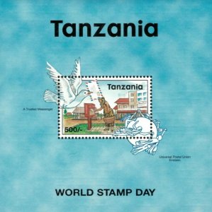 Tanzania 1998 - World Stamp Day, UPU - Souvenir Sheet - Scott 1728 - MNH