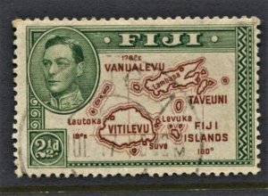 Fiji - Scott 134b - KGVI - Definitive - 1941 - Used - Single 2.1/2p - Stamp