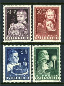 Austria #B260-63 Complete Set - MINT Never Hinged - NICE!  cv$64.00