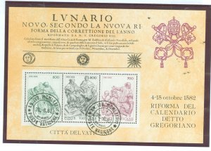 Vatican City #717a Used Souvenir Sheet