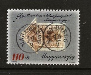 Hungary Sc 3703 NH of 2000 - Stamps on Stamps -Austria No.4 & Bisect