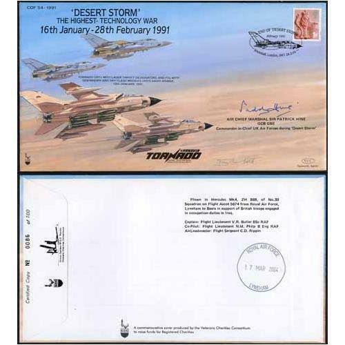 COF54 Desert Storm the Highest Tech War Signed Craig Of Radley 100 Produced (M)
