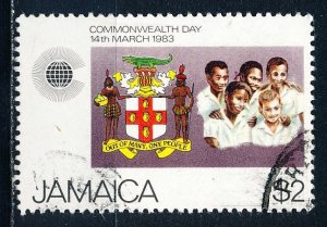 Jamaica #555 Single Used