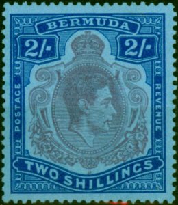 Bermuda 1950 2s Dull Purple & Blue-Pale Blue SG116e V.F MNH