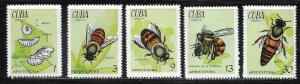 Cuba 1628-1632 Bee Keeping set MNH