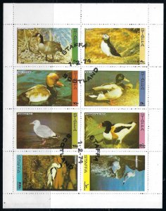 Staffa Birds CTO  sheet of 8 BIN $4.50 (2)