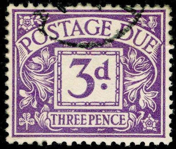 SGD14, 3d dull violet, FINE USED. WMK BC