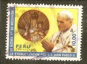 Peru   Scott 930   Pope     Used