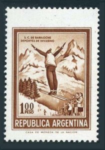 Argentina 938,MNH.Michel 1099X. Ski jumper,1971.