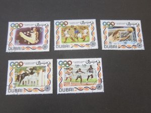 Dubai 1972 Sc 156,58,C65-7 FU