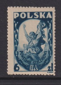 Poland   #389   MNH  1946 Polish revolutionist