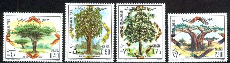 Somalia Sc# 459-462 MNH 1978 Trees