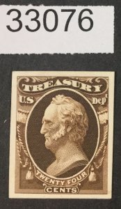 US STAMPS  #O80p4 PROOF ON CARD LOT #33076