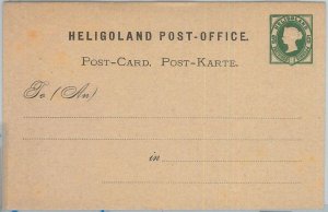 77651 - GERMANY Heligoland - Postal History - STATIONERY CARD: P1-