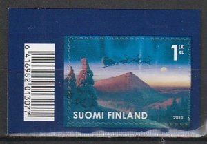 2010 Finland - Sc 1364 - MNH VF - 1 single - Santa in Sleigh