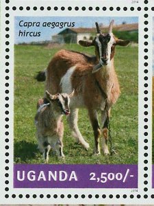 Goat Stamp Chinese Lunar Year Capra Aegagrus Hircus S/S MNH #3295-3298