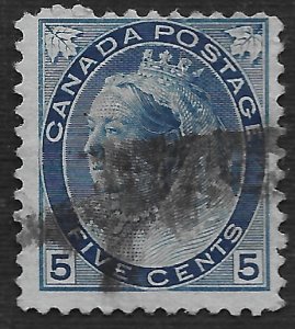 Canada #79 5c Queen Victoria