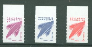 French Polynesia #1070-1070B Mint (NH) Single (Complete Set)