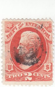 Scott # O16 -  2c Vermillion - Jackson - Official Stamps - Used 