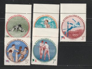 Dominican Republic 525-529 Set MNH Sports, Olympics (B)