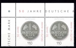 Germany Bund Scott # 2007, mint nh, pair