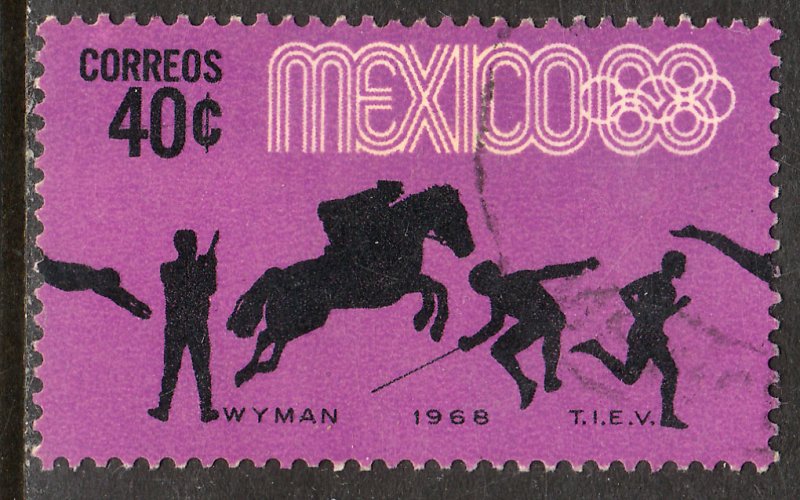 MEXICO 991, 40c Pentathlon 4th Pre-Olympic Set Used. F-VF. (743)