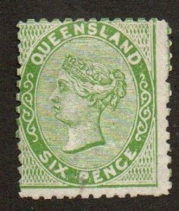 Queensland 60 Mint - no gum. Wmk. 68. Perf. 12