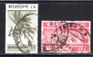 Bangladesh  #83, 85  VF  Used, CV  $17.00 .....  0470018