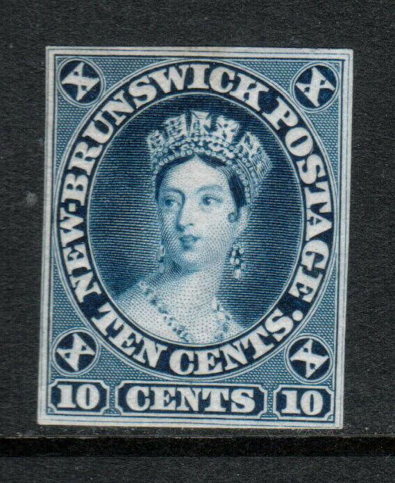 New Brunswick #9DP Very Fine Die Proof In Blue **With Certificate**